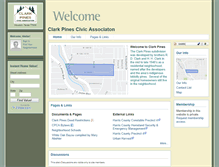 Tablet Screenshot of clarkpines.org